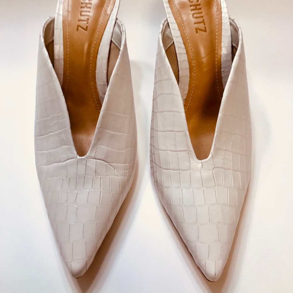 Schutz Astromelia Pearl  Mule Pump